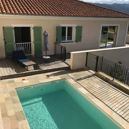 De Standing Vista - Domaine Romella - Piscine - Vue De Padula Oletta (Corsica)