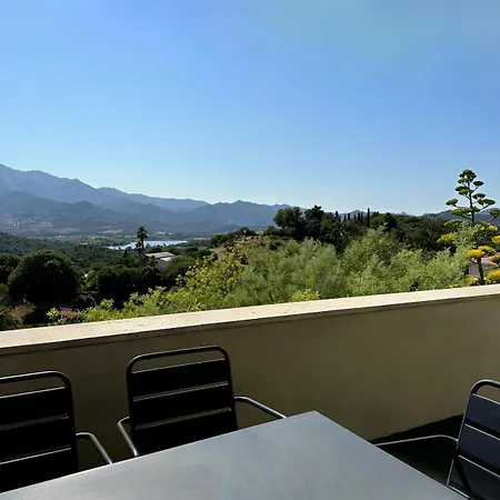 De Standing Vista - Domaine Romella - Piscine - Vue De Padula Villa Oletta (Corsica)